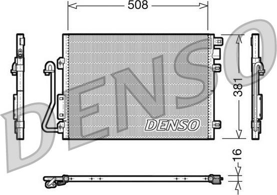 Denso DCN37001 - Lauhdutin, ilmastointilaite inparts.fi