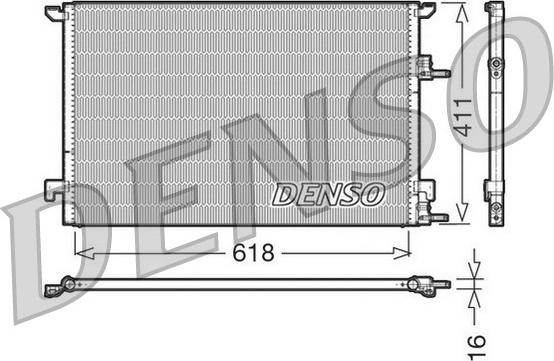 Denso DCN25001 - Lauhdutin, ilmastointilaite inparts.fi