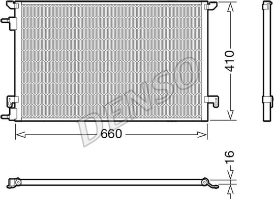 Denso DCN20045 - Lauhdutin, ilmastointilaite inparts.fi