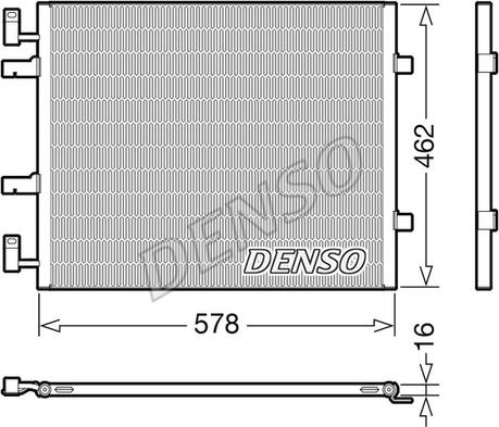 Denso DCN20041 - Lauhdutin, ilmastointilaite inparts.fi