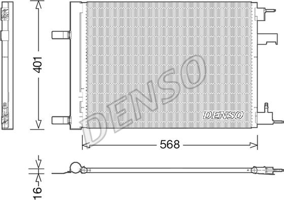 Denso DCN20008 - Lauhdutin, ilmastointilaite inparts.fi