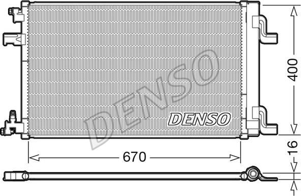 Denso DCN20002 - Lauhdutin, ilmastointilaite inparts.fi