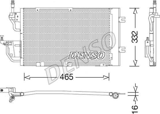 Denso DCN20037 - Lauhdutin, ilmastointilaite inparts.fi