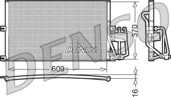 Denso DCN20029 - Lauhdutin, ilmastointilaite inparts.fi