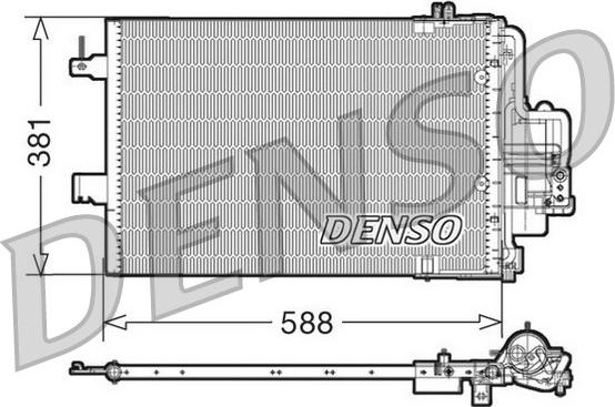 Denso DCN20021 - Lauhdutin, ilmastointilaite inparts.fi