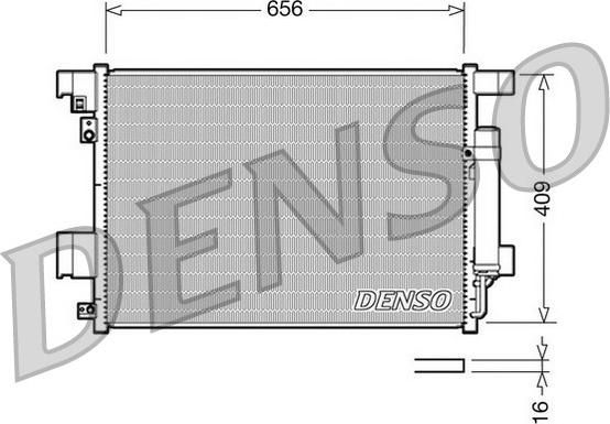 Denso DCN21001 - Lauhdutin, ilmastointilaite inparts.fi