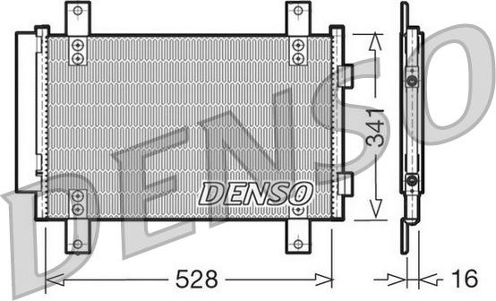 Denso DCN21007 - Lauhdutin, ilmastointilaite inparts.fi