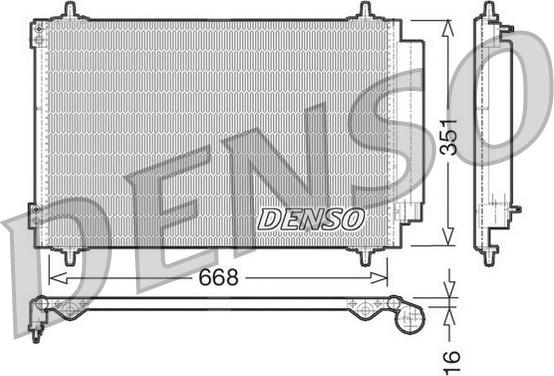 Denso DCN21017 - Lauhdutin, ilmastointilaite inparts.fi