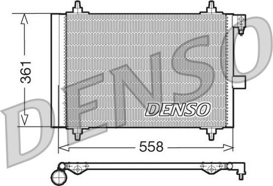 Denso DCN21025 - Lauhdutin, ilmastointilaite inparts.fi