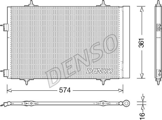 Denso DCN21020 - Lauhdutin, ilmastointilaite inparts.fi