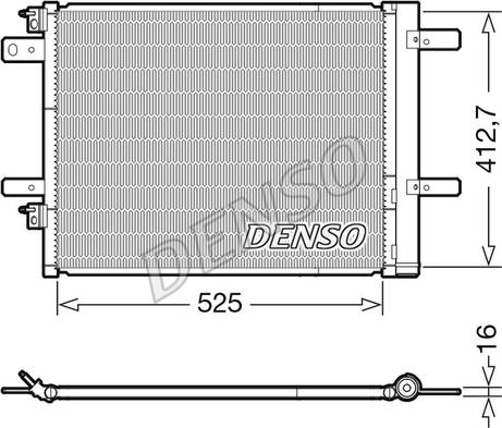 Denso DCN21022 - Lauhdutin, ilmastointilaite inparts.fi