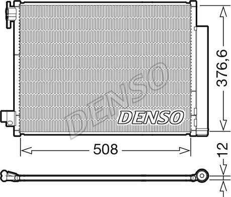 Denso DCN23052 - Lauhdutin, ilmastointilaite inparts.fi