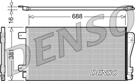 Denso DCN23014 - Lauhdutin, ilmastointilaite inparts.fi