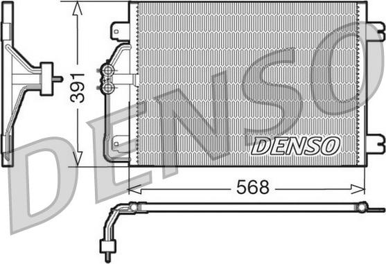 Denso DCN23010 - Lauhdutin, ilmastointilaite inparts.fi