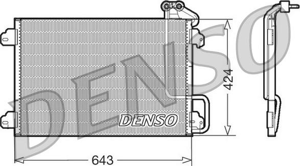 Denso DCN23013 - Lauhdutin, ilmastointilaite inparts.fi