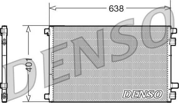 Denso DCN23012 - Lauhdutin, ilmastointilaite inparts.fi
