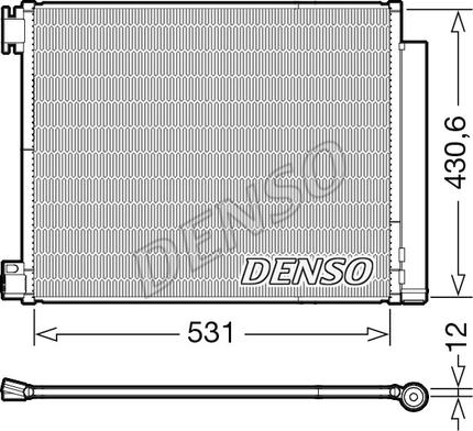 Denso DCN23039 - Lauhdutin, ilmastointilaite inparts.fi