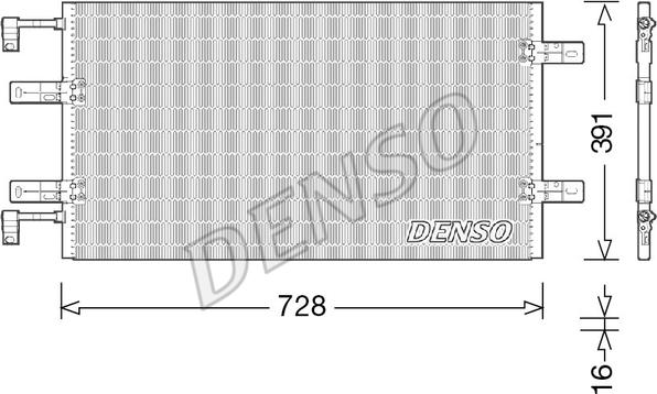 Denso DCN23036 - Lauhdutin, ilmastointilaite inparts.fi