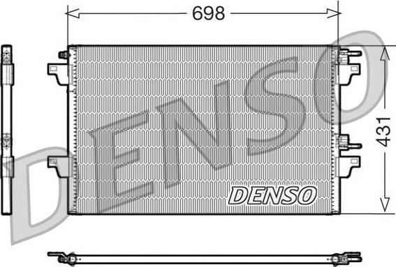 Denso DCN23021 - Lauhdutin, ilmastointilaite inparts.fi