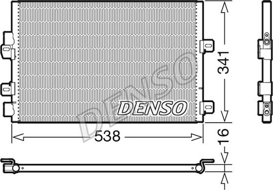 Denso DCN23028 - Lauhdutin, ilmastointilaite inparts.fi