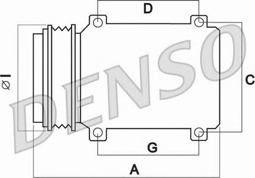 Denso DCP01002 - Kompressori, ilmastointilaite inparts.fi