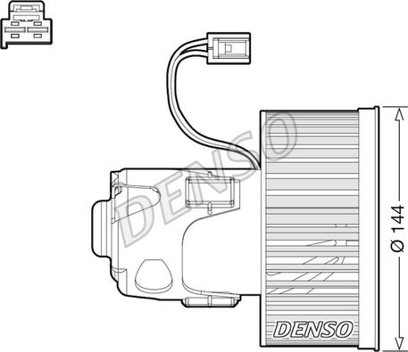 Denso DEA05008 - Sisätilapuhallin inparts.fi