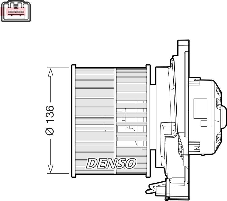 Denso DEA10055 - Sisätilapuhallin inparts.fi