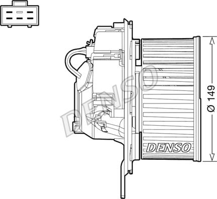 Denso DEA32005 - Sisätilapuhallin inparts.fi