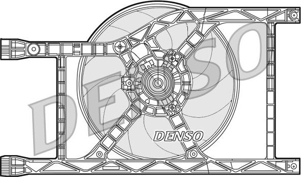 Denso DER09045 - Tuuletin, moottorin jäähdytys inparts.fi