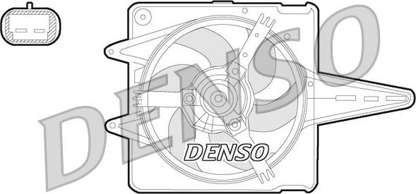 Denso DER09056 - Tuuletin, moottorin jäähdytys inparts.fi