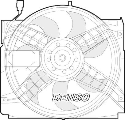 Denso DER05004 - Tuuletin, moottorin jäähdytys inparts.fi