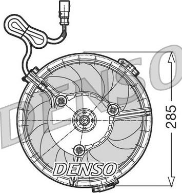 Denso DER02005 - Tuuletin, moottorin jäähdytys inparts.fi