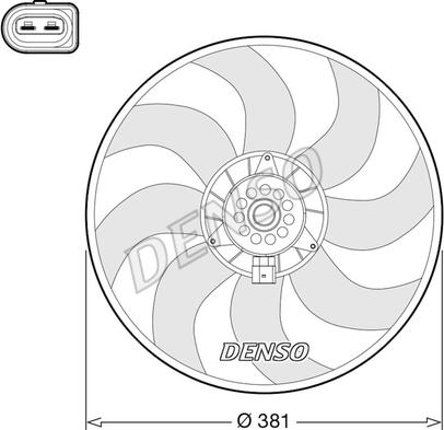 Denso DER02006 - Tuuletin, moottorin jäähdytys inparts.fi