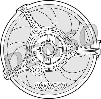 Denso DER02002 - Tuuletin, moottorin jäähdytys inparts.fi