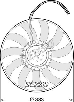 Denso DER02007 - Tuuletin, moottorin jäähdytys inparts.fi