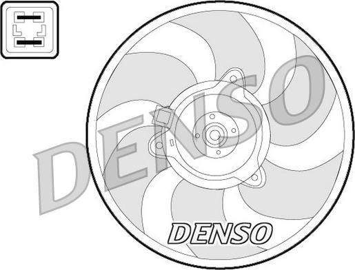 Denso DER07008 - Tuuletin, moottorin jäähdytys inparts.fi