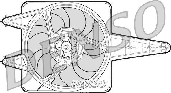 Denso DER13203 - Tuuletin, moottorin jäähdytys inparts.fi