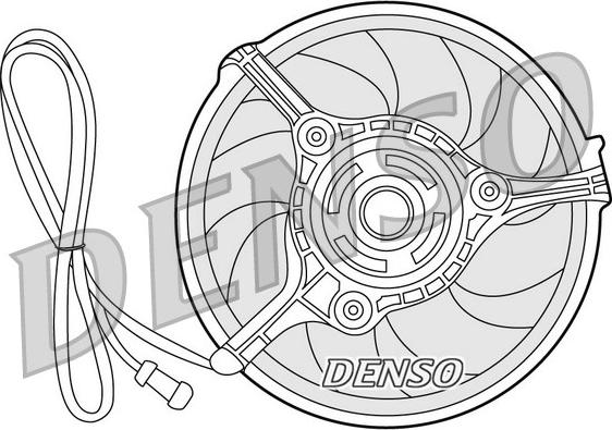 Denso DER32008 - Tuuletin, moottorin jäähdytys inparts.fi