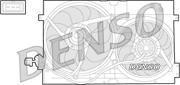 Denso DER32010 - Tuuletin, moottorin jäähdytys inparts.fi