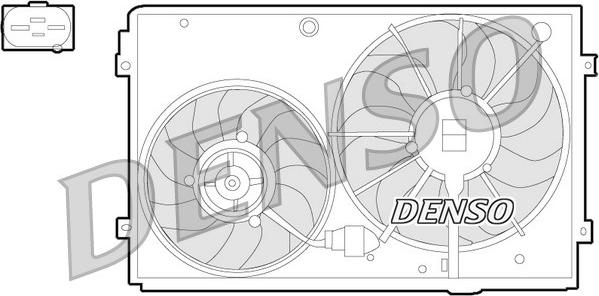 Denso DER32011 - Tuuletin, moottorin jäähdytys inparts.fi