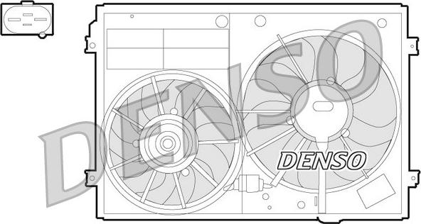 Denso DER32012 - Tuuletin, moottorin jäähdytys inparts.fi