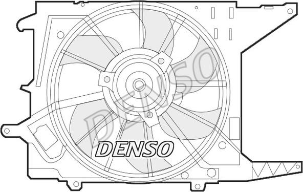 Denso DER37003 - Tuuletin, moottorin jäähdytys inparts.fi