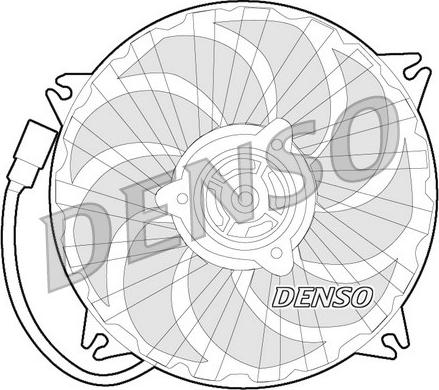 Denso DER21019 - Tuuletin, moottorin jäähdytys inparts.fi