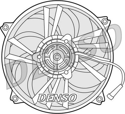 Denso DER21014 - Tuuletin, moottorin jäähdytys inparts.fi