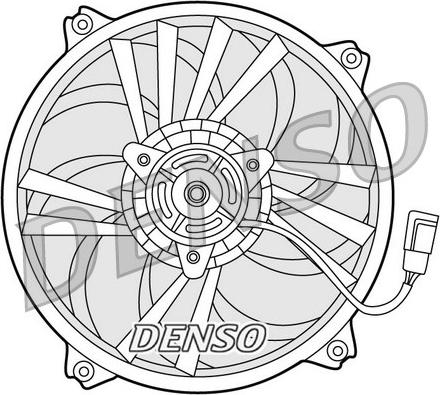 Denso DER21015 - Tuuletin, moottorin jäähdytys inparts.fi