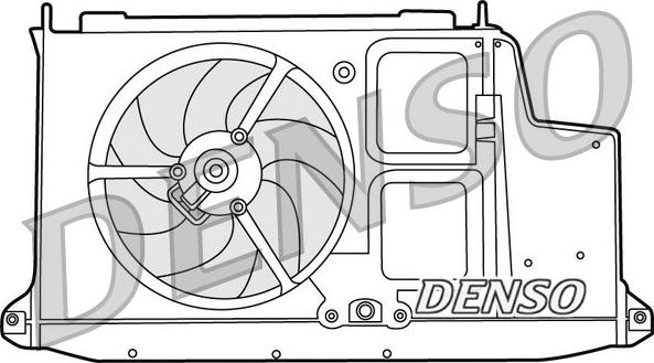 Denso DER21012 - Tuuletin, moottorin jäähdytys inparts.fi