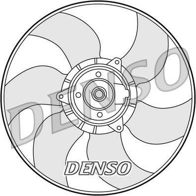 Denso DER23001 - Tuuletin, moottorin jäähdytys inparts.fi