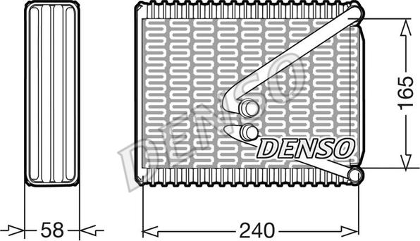 Denso DEV09017 - Höyrystin, ilmastointilaite inparts.fi