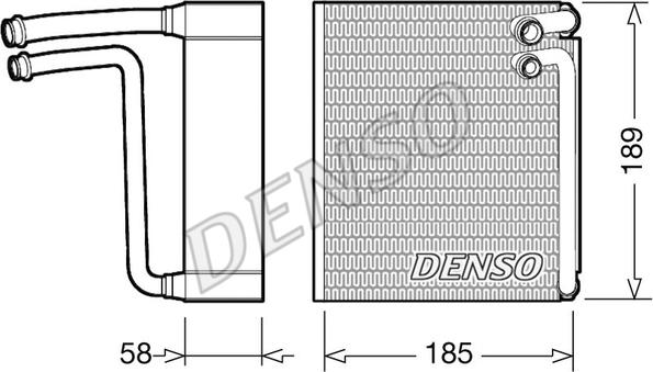 Denso DEV09025 - Höyrystin, ilmastointilaite inparts.fi