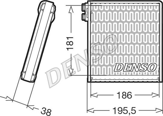 Denso DEV09103 - Höyrystin, ilmastointilaite inparts.fi